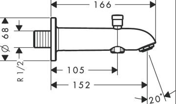 Hansgrohe Yönlendiricili Çıkış Ucu 13423000
