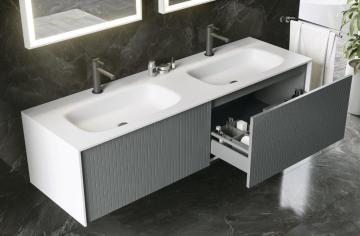 Orka Cube 100 cm Asma Banyo Dolabı