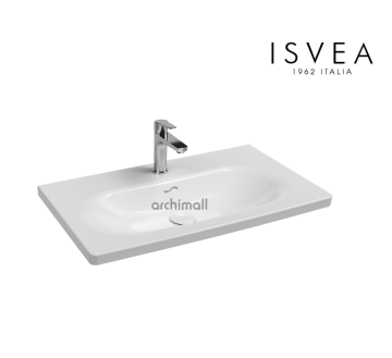 İsvea SistemaS Etajerli Lavabo 81 cm Beyaz