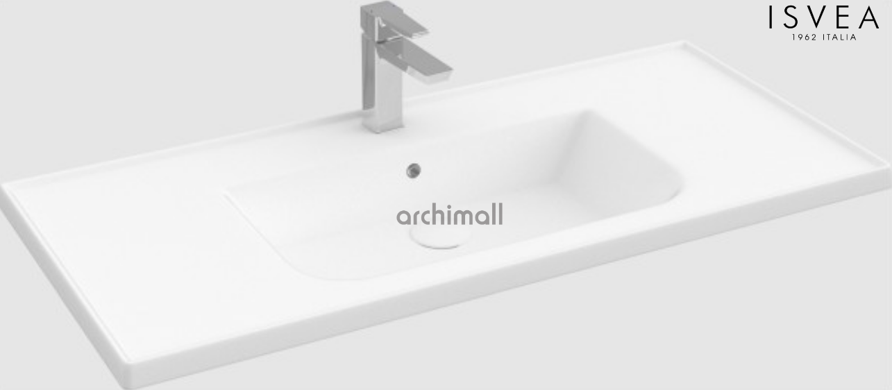 İsvea SistemaL Mobilya Uyumlu Lavabo 101 cm Beyaz