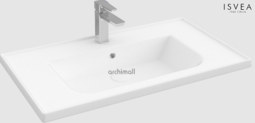 İsvea SistemaL Mobilya Uyumlu Lavabo 81 cm Beyaz