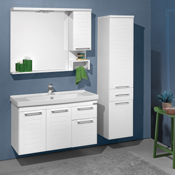 Orka Perge 100 cm Asma Banyo Dolabı