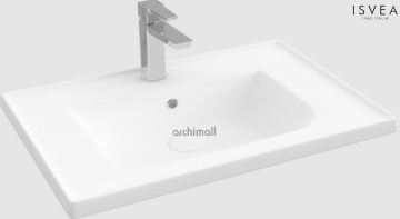 İsvea SistemaL Mobilya Uyumlu Lavabo 61 cm Beyaz