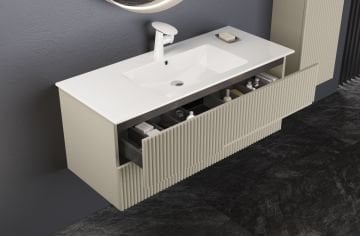 Orka MoonLight 120 cm Asma Banyo Dolabı