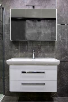 Orka Rose 100 cm Asma Banyo Dolabı