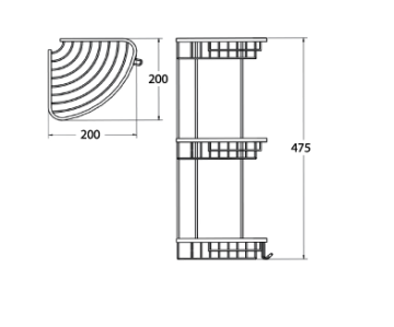 Csk Banyo 20x20 Deniz Üçlü Süngerlik Siyah OL2724S