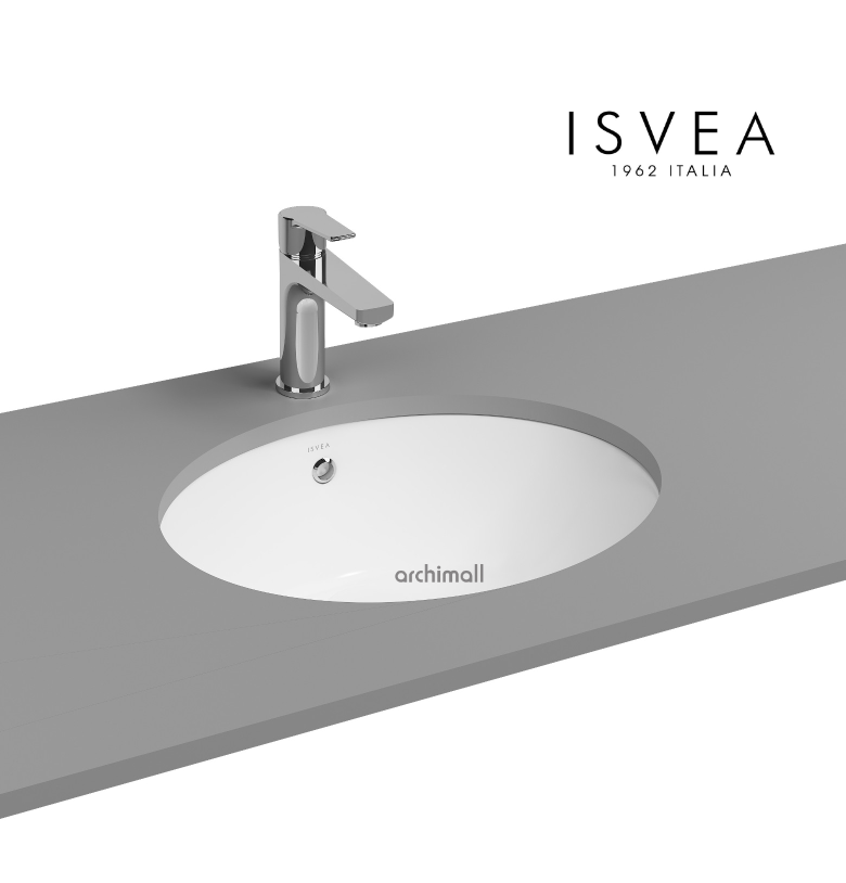 İsvea Soluzione Tezgah Altı Lavabo 57 cm Beyaz