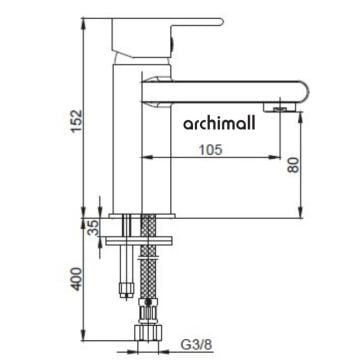 Ar Musluk Liona Lavabo Bataryası