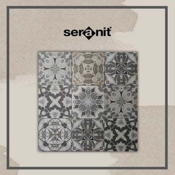 Seranit Alvis Mat Mix Dekor 19.7x19.7 (0.97 m2 Fiyatı)