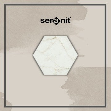 Seranit Lace Mat Cappucino 20x23.2