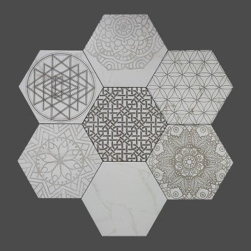 Seranit Lace Mat Cappucino Dekor 20x23.2 (0.70 m2 Fiyatı)
