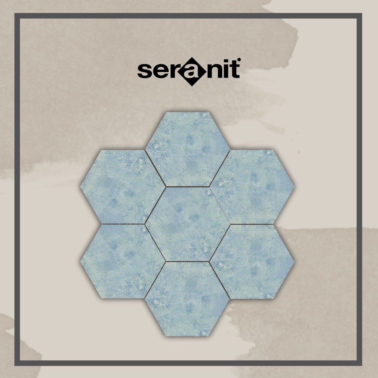 Seranit Nikea Mat Mavi Fon 20x23.2