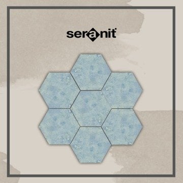 Seranit Nikea Mat Mavi Fon 20x23.2