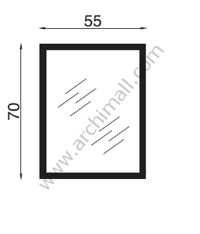 Orka Konak 55x70 Ledli Ayna