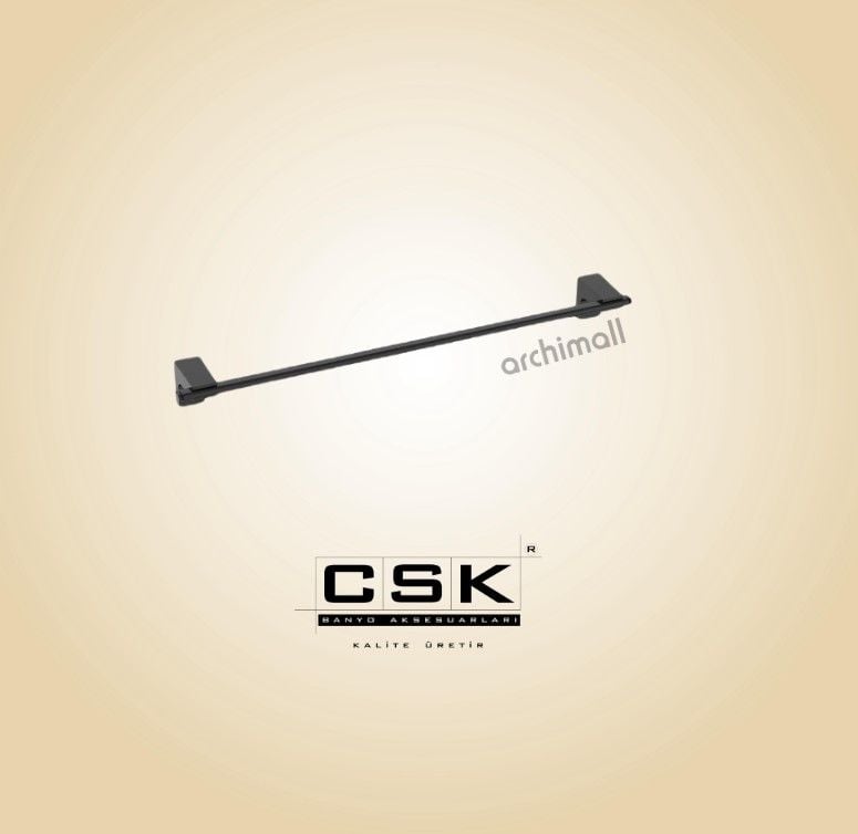 Csk Banyo Galaxy Siyah Uzun Havluluk