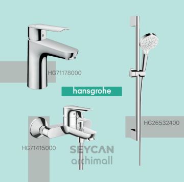 Hansgrohe Logis E Üçlü Batarya Seti