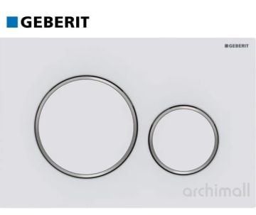 Geberit Sigma 20 Kumanda Paneli Parlak-Mat Beyaz