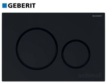 Geberit Sigma 20 Kumanda Paneli Mat Siyah-Siyah