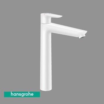 Hansgrohe Talis E 240 Satin Beyaz Çanak Lavabo Bataryası