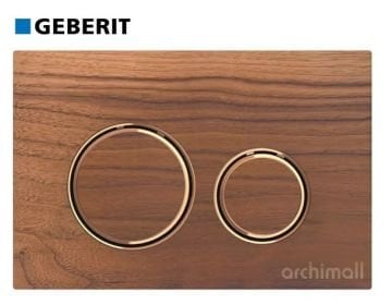 Geberit Sigma 21 Kumanda Paneli Ahşap-Bronz