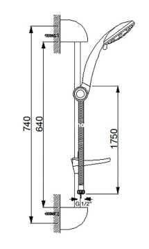 Newarc Minline Sürgülü Duş Takım 430691