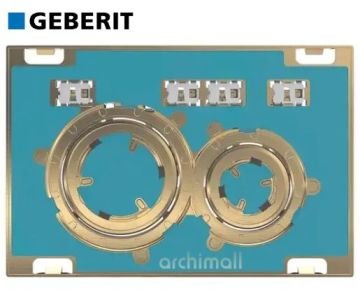 Geberit Sigma 21 Kumanda Paneli Kişiselleştirilebilir-Pirinç