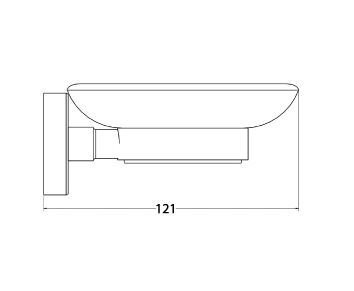 Csk Banyo Ege Sabunluk Krom EG2403