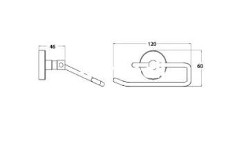Csk Banyo Ege Açık Kağıtlık Krom EG2410