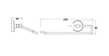 Csk Banyo Ege Açık Kağıt Havluluk Krom EG2412