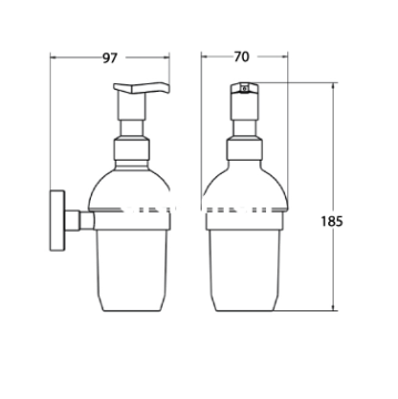 Csk Banyo Aksu Sıvı Sabunluk Altın AKS12213