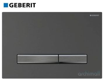 Geberit Sigma 50 Kumanda Paneli Siyah Krom-Siyah Krom