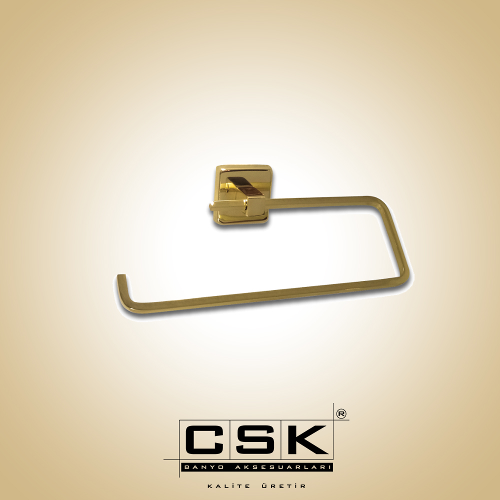 Csk Banyo Aksu Açık Kağıt Havluluk Altın AKS12215