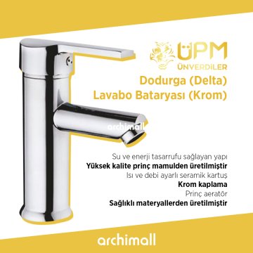 UPM Dodurga (Delta) Lavabo Bataryası Krom