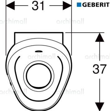 Geberit Preda Fotoselli Pisuvar Elektrikli