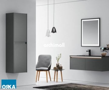 Orka Lisbon 110 cm Asma Banyo Dolabı