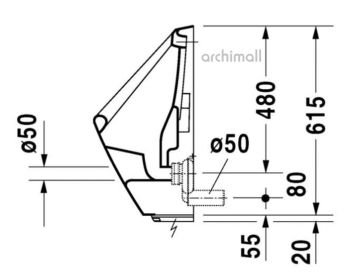 Duravit Ultronic Pilli Pisuar