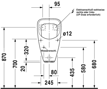 Duravit Ultronic Pilli Pisuar