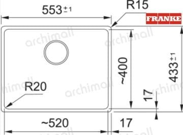 Franke Maris Mrg 110-52 Nero Grani̇t Mutfak Evyesi̇