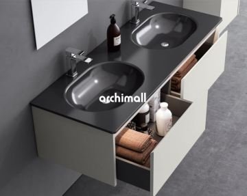 Orka Lisbon 132 cm Banyo Dolabı