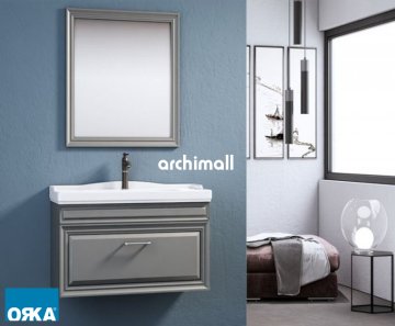 Orka Design 105 cm Asma Banyo Dolabı