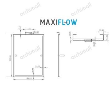 Maxiflow Engelli Kulplu Ayna