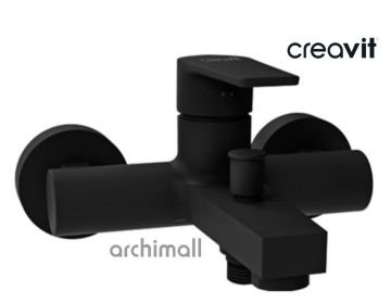 Creavit Sharp Mat Siyah Banyo Bataryası SR2510S