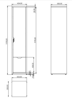 Creavit Paspas Dolabı MB2200.01