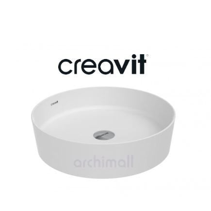 Creavit Loop 45 cm Mat Beyaz Çanak Lavabo