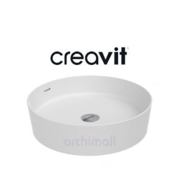 Creavit Loop 45 cm Mat Beyaz Çanak Lavabo