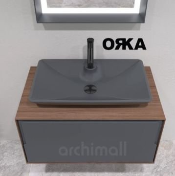 Orka Craft 80 cm Asma Banyo Dolabı
