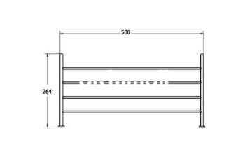 Csk Banyo Raf Havluluk Pirinç OL2748