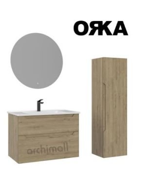 Orka Messina 80 Asma Banyo Dolabı-LED'Lİ AYNA