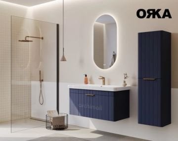 Orka Procida 105 cm Asma Banyo Dolabı