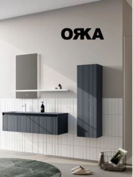 Orka Salina 120 cm Asma Banyo Dolabı